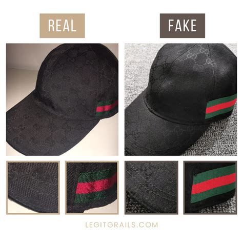 gucci cap vs fake|gucci caps real vs fake.